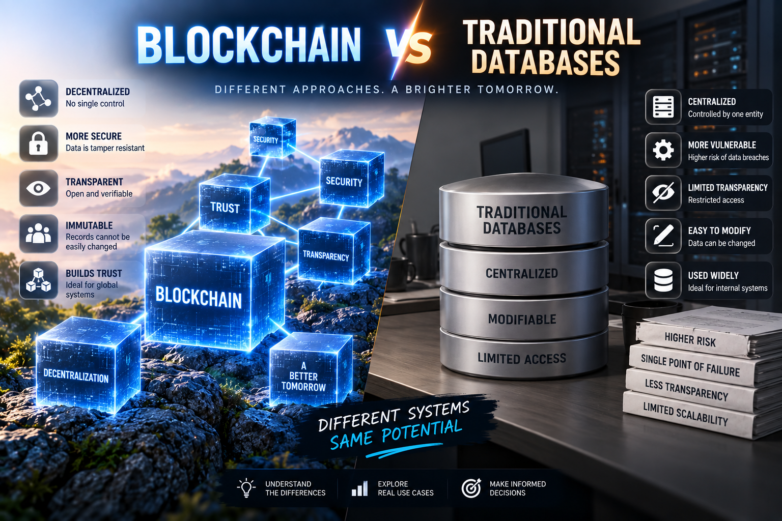 Blockchain vs Traditional Databases