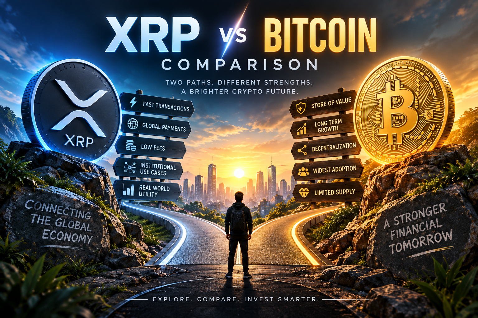 XRP vs Bitcoin Comparison